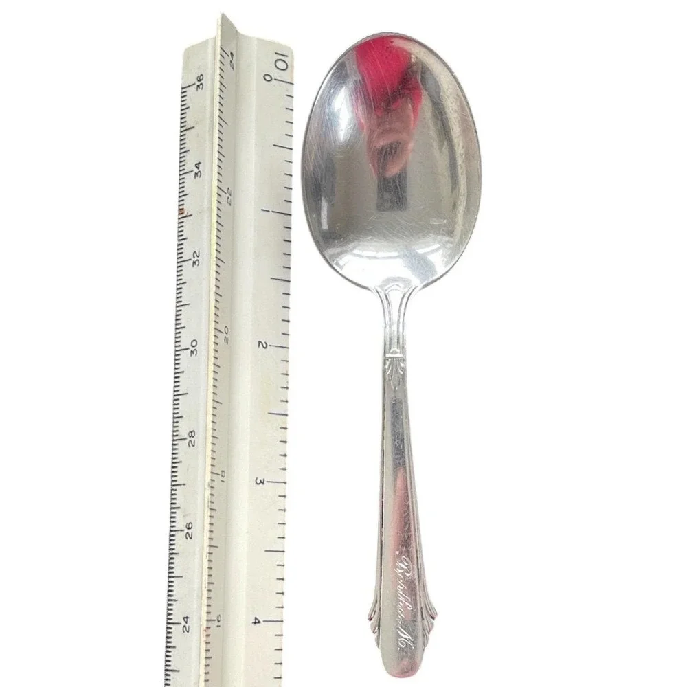 Gorham Hunt‎ Club Sterling Silver Tablespoon Bertha M. Engraved Pat 1910 6.75 in